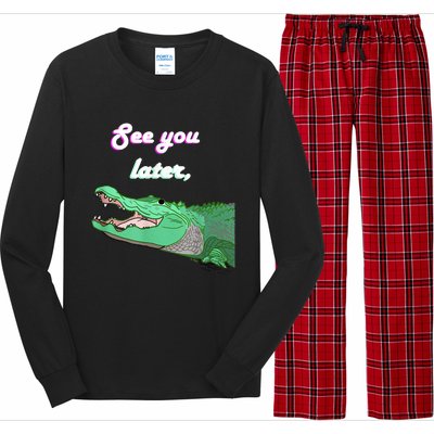 See You Later Alligator Long Sleeve Pajama Set