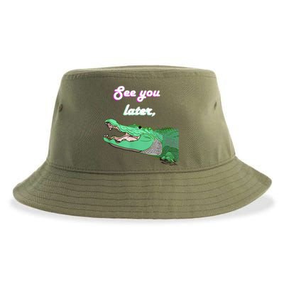 See You Later Alligator Sustainable Bucket Hat