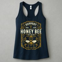 Support Your Local Honey Bee Save The Bees Vintage Style Womens Tank Top
