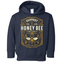 Support Your Local Honey Bee Save The Bees Vintage Style Toddler Hoodie