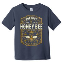 Support Your Local Honey Bee Save The Bees Vintage Style Toddler T-Shirt