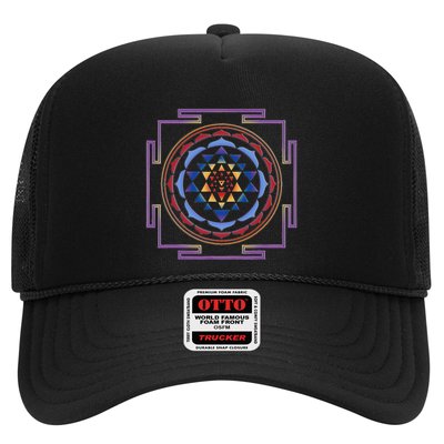 Sri Yantra Luck And Prosperity Ii Colored I Trucker Hat