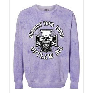 Support Your Local Outlaw 03 Colorblast Crewneck Sweatshirt