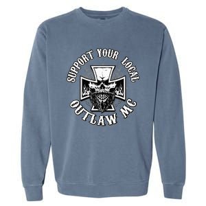 Support Your Local Outlaw 03 Garment-Dyed Sweatshirt