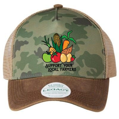 Support Your Local Farmers Legacy Tie Dye Trucker Hat