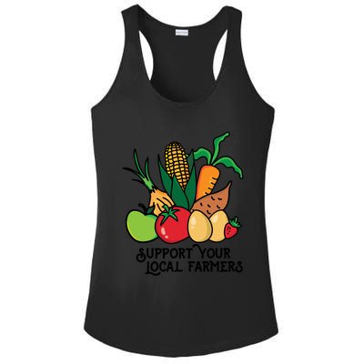 Support Your Local Farmers Ladies PosiCharge Competitor Racerback Tank