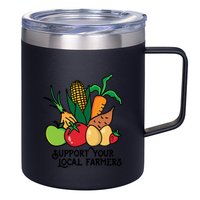 Support Your Local Farmers 12oz Stainless Steel Coffee Mug