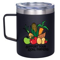 Support Your Local Farmers 12oz Stainless Steel Coffee Mug