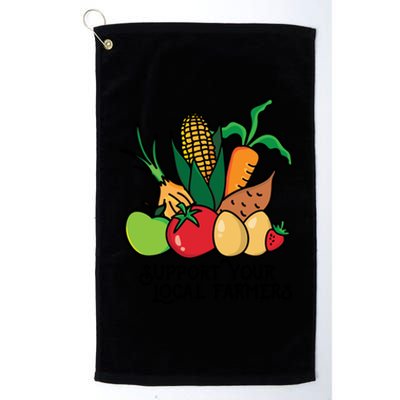 Support Your Local Farmers Platinum Collection Golf Towel