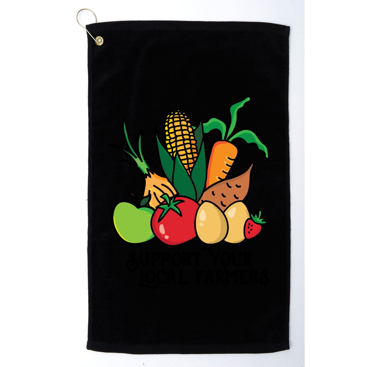 Support Your Local Farmers Golf Towel