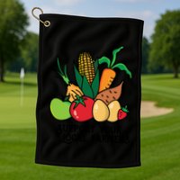 Support Your Local Farmers Golf Towel