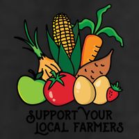 Support Your Local Farmers Golf Towel