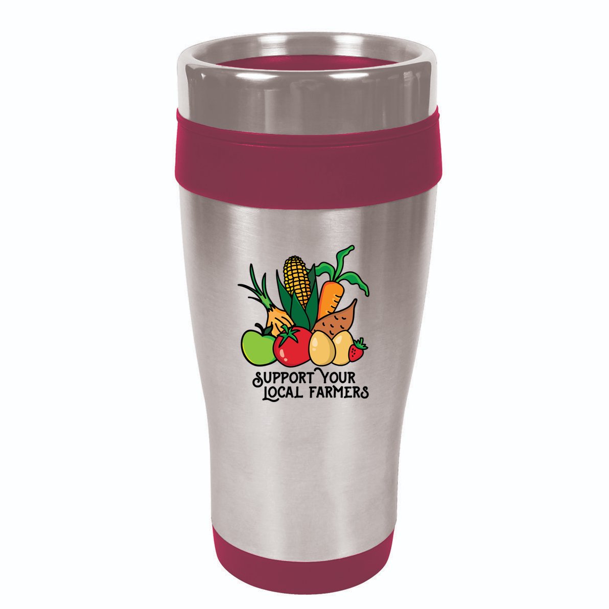 Support Your Local Farmers 16oz Travel Tumbler