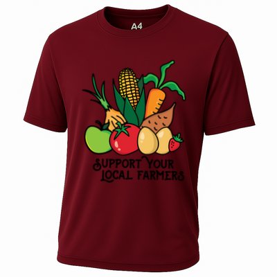 Support Your Local Farmers Performance Shirt