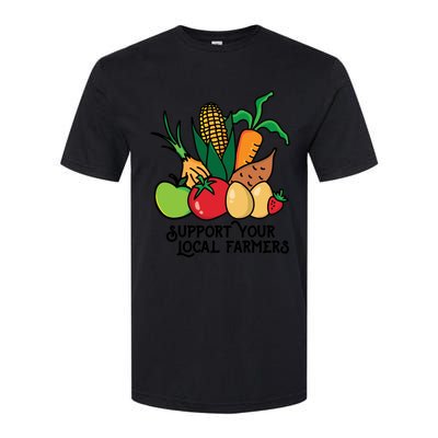 Support Your Local Farmers Softstyle® CVC T-Shirt