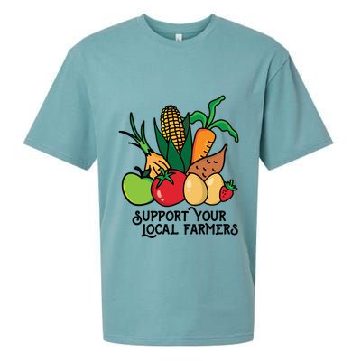 Support Your Local Farmers Sueded Cloud Jersey T-Shirt