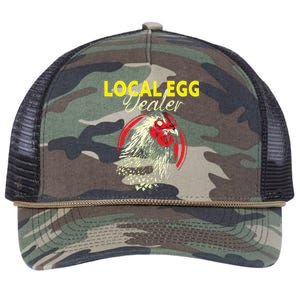 Support Your Local Egg Dealers Chicken Lovers Farm Farmers Retro Rope Trucker Hat Cap