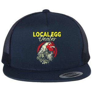 Support Your Local Egg Dealers Chicken Lovers Farm Farmers Flat Bill Trucker Hat