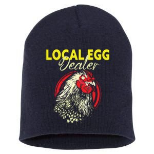 Support Your Local Egg Dealers Chicken Lovers Farm Farmers Short Acrylic Beanie