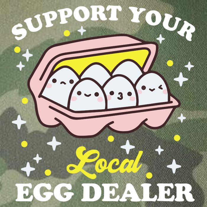 Support Your Local Egg Dealer, Farm Fresh eggs Funny farm Legacy Tie Dye Trucker Hat
