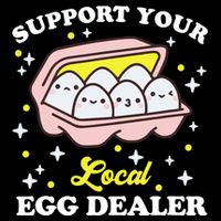 Support Your Local Egg Dealer, Farm Fresh eggs Funny farm City Backpack