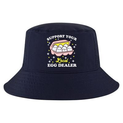 Support Your Local Egg Dealer, Farm Fresh eggs Funny farm Cool Comfort Performance Bucket Hat