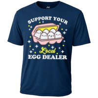 Support Your Local Egg Dealer, Farm Fresh eggs Funny farm Cooling Performance Crew T-Shirt