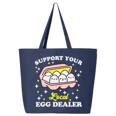 Support Your Local Egg Dealer, Farm Fresh eggs Funny farm 25L Jumbo Tote