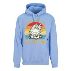 Support Your Local Egg Dealers Farmers Funny Chicken Lover Unisex Surf Hoodie