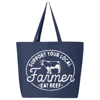 Support Your Local Farmer Eat Beef 25L Jumbo Tote