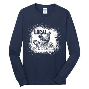 Support Your Local Egg Dealers Chicken Lovers Farm Farmers Tall Long Sleeve T-Shirt