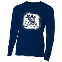 Support Your Local Egg Dealers Chicken Lovers Farm Farmers Cooling Performance Long Sleeve Crew