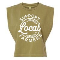 Support Your Local Farmer Grain Garment-Dyed Women's Muscle Tee