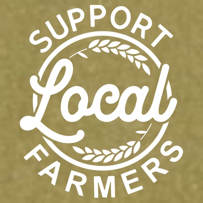Support Your Local Farmer Grain Garment-Dyed Women's Muscle Tee