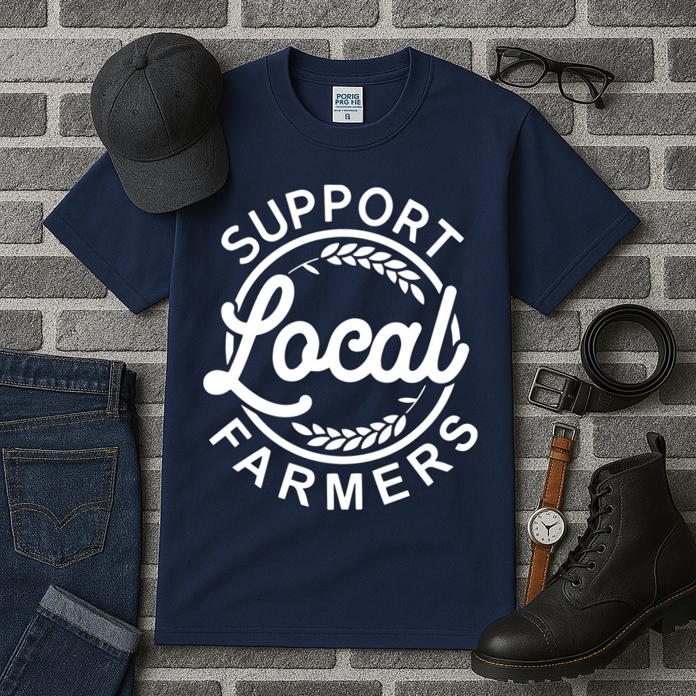 Support Your Local Farmer Grain Tall T-Shirt