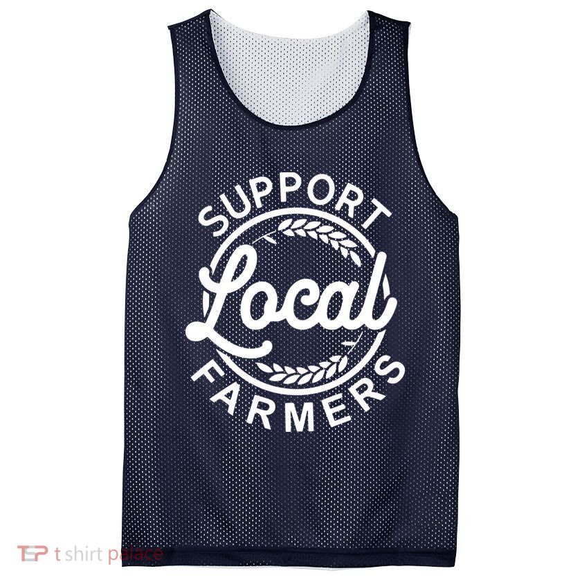 Support Your Local Farmer Grain Mesh Reversible Basketball Jersey Tank