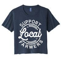Support Your Local Farmer Grain Women's Crop Top Tee