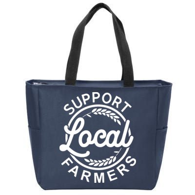 Support Your Local Farmer Grain Zip Tote Bag