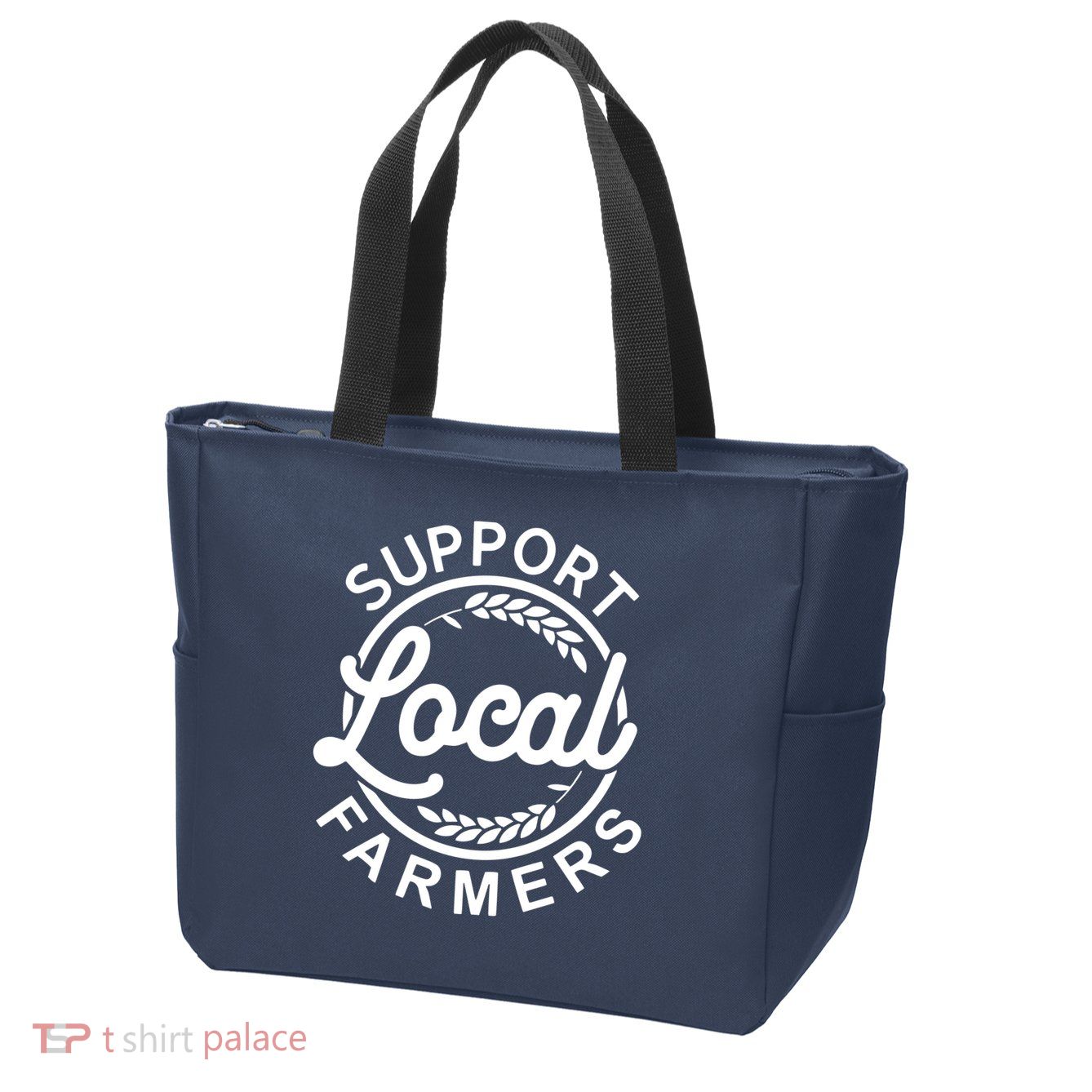 Support Your Local Farmer Grain Zip Tote Bag