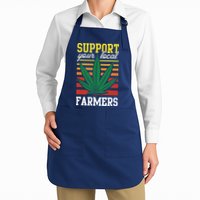 Support Your Local Farmers Cannabis Leaf Weed THC Marijuana Apron