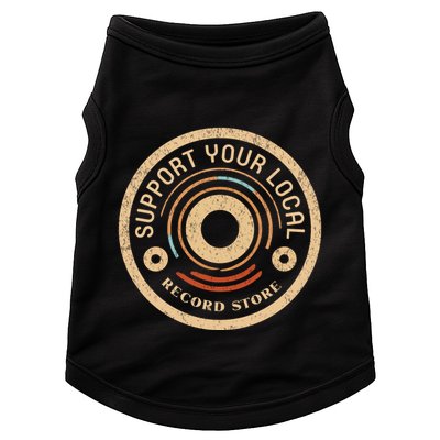 Support Your Local Record Store Doggie Tank