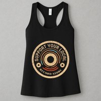 Support Your Local Record Store Womens Tank Top