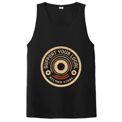 Support Your Local Record Store PosiCharge Competitor Tank