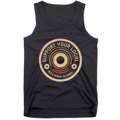 Support Your Local Record Store Tank Top