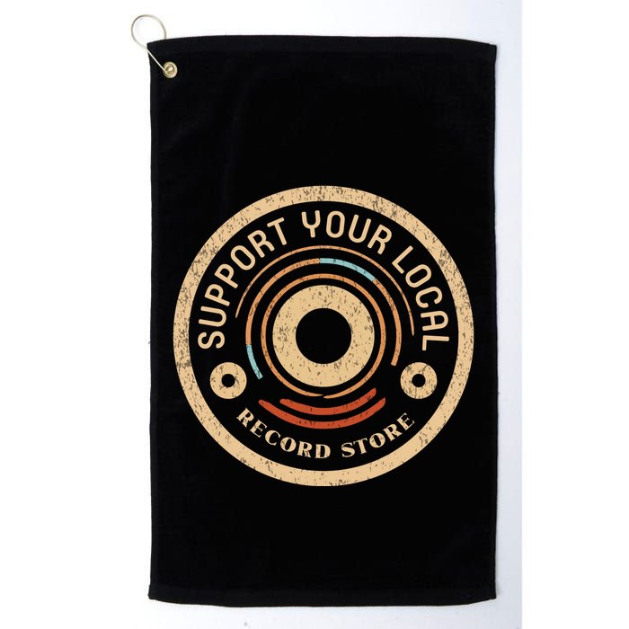 Support Your Local Record Store Golf Towel