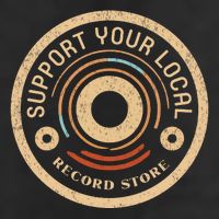 Support Your Local Record Store Golf Towel