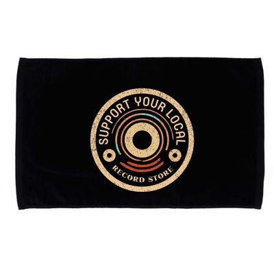 Support Your Local Record Store Microfiber Hand Towel