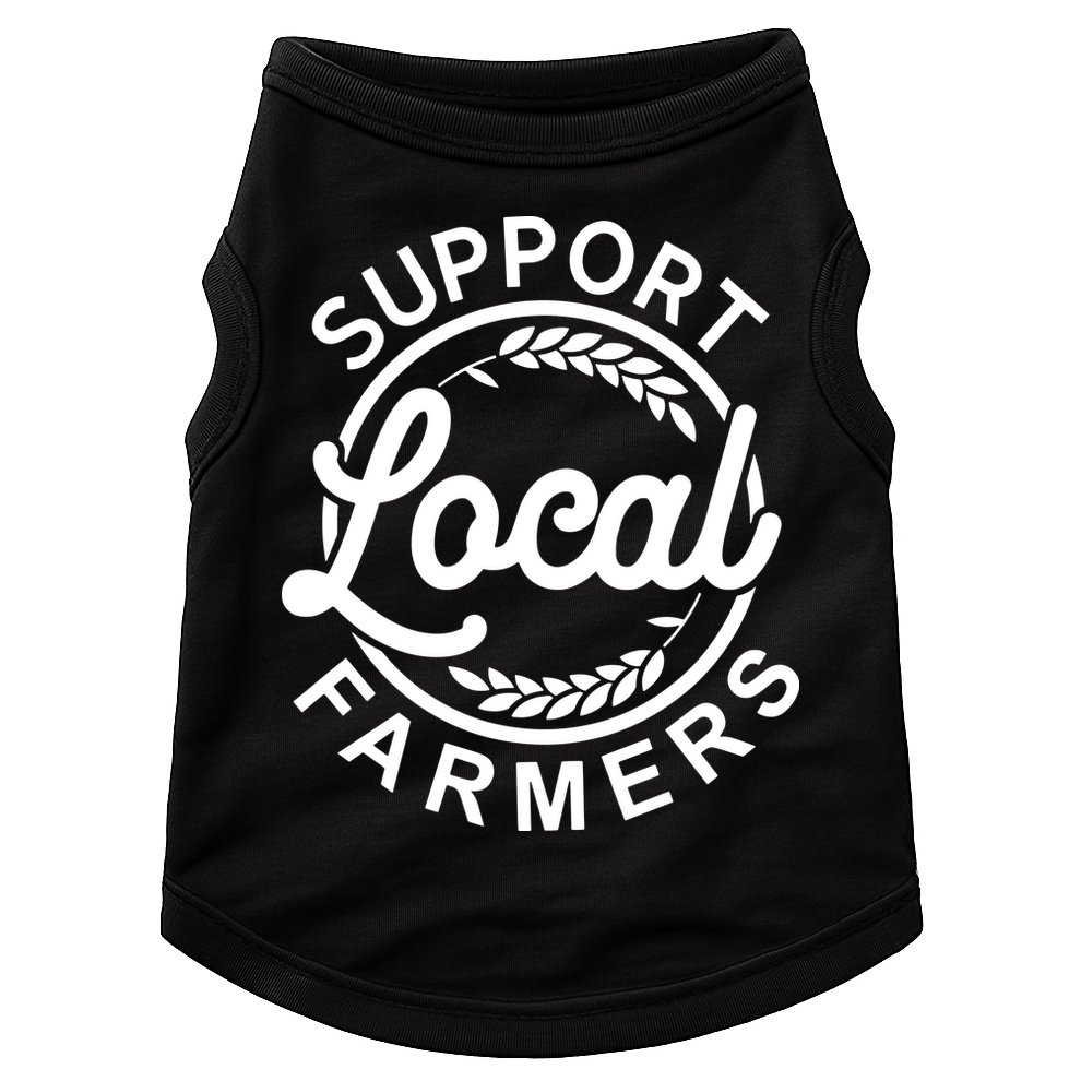 Support Your Local Farmer Grain For Men Women Funny Doggie Tank