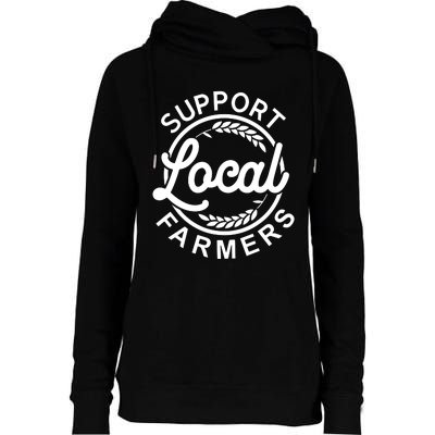 Support Your Local Farmer Grain For Men Women Funny Womens Funnel Neck Pullover Hood