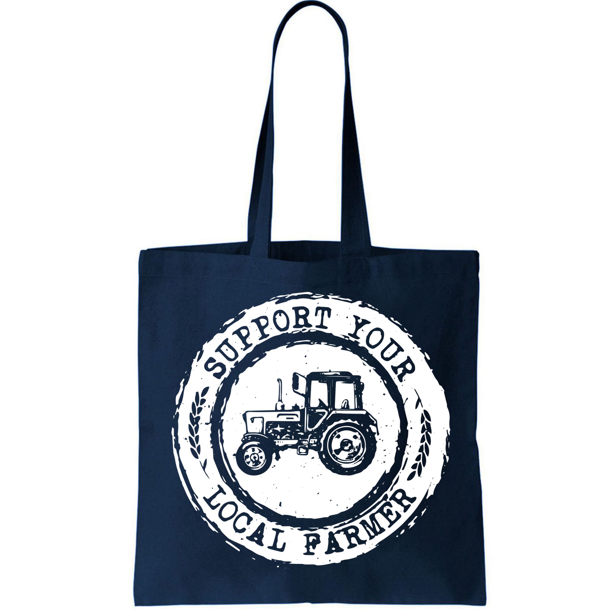 Support Your Local Farmer Letter Print Tractors Farming Gift Bag